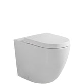 COCO Gloss White Or Matte Black Wall-Faced Toilet Suite